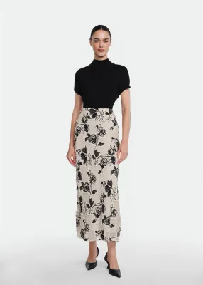 FLORAL CUT CHIFFON SOPHIE SKIRT