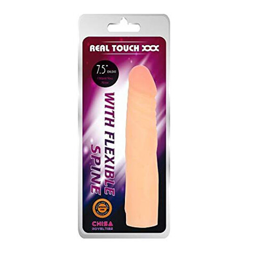 With Flexible Spine 7.5&quot; - Real Touch XXX - Chisa Novelties