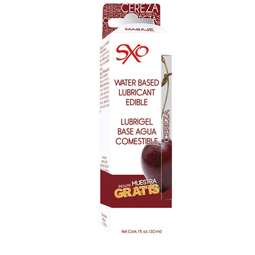 Lubrigel Base Agua Comestible 30 ml - sabor Cereza - SXO