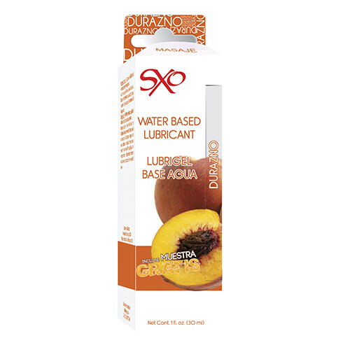 Lubrigel Base Agua Comestible 30 ml - sabor Durazno - SXO
