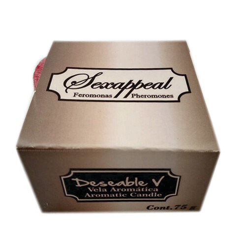 Vela Aromática con Feromonas - Vainilla-Chocolate - SexAppeal