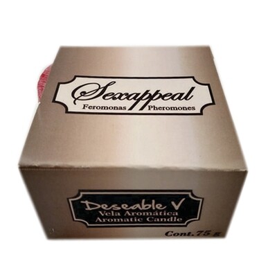 Vela Aromática con Feromonas - Vainilla-Chocolate - SexAppeal