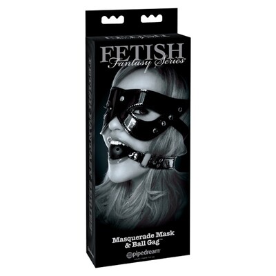 Masquerade Mask &amp; Ball Gag - Fetish Fantasy Series - Pipedream