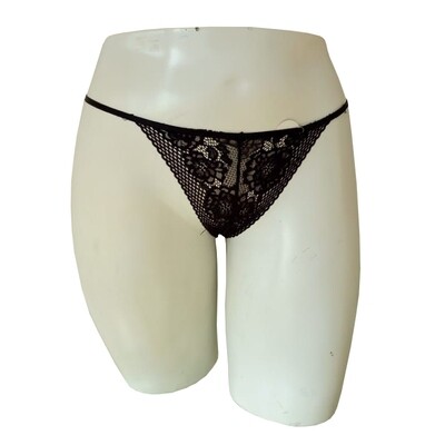 Tanga Encaje Negra