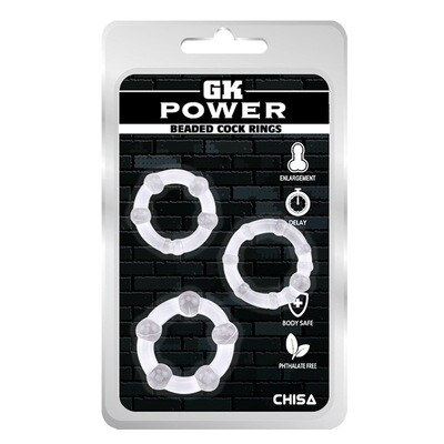 Beaded Cock Rings - Get Lock - Chisa Novelties