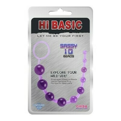 Sassy Anal Beads - Hi - Basic - Chisa Novelties