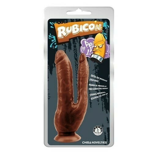 Dark Magic Dual Penis 7.7&quot; - Rubicon - Chisa Novelties