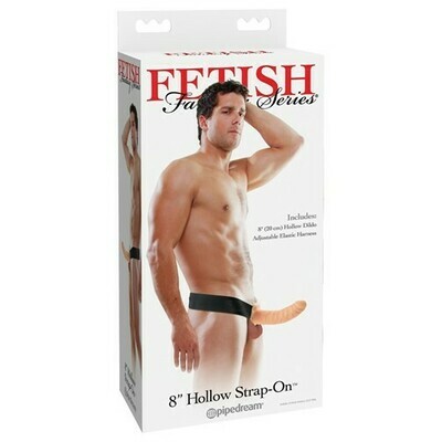 8&quot; Hollow Strap-On - Fetish Fantasy Series