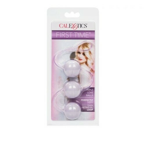 Triple Love Balls - First Time - Calexotics, Color: Morado