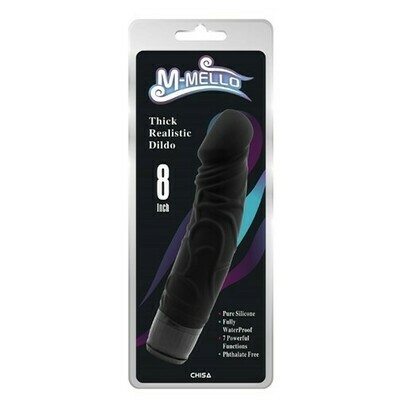Thick Realistic Dildo 8&quot; - M-Mello - Chisa Novelties