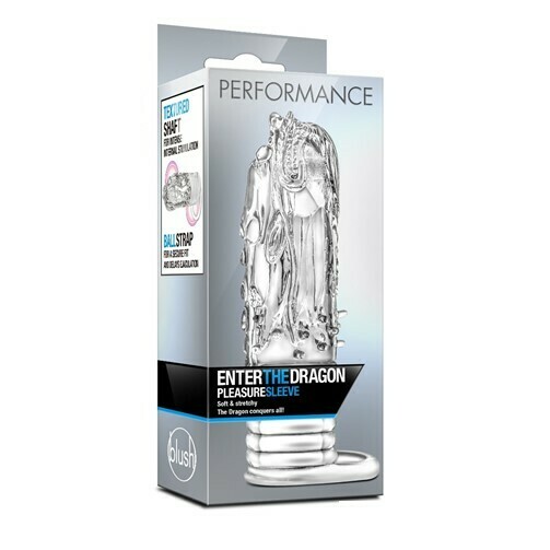 Enter The Dragon Pleasure Sleeve- Performance - Blush Novelties