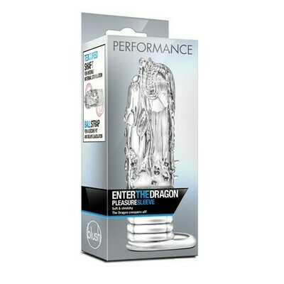 Enter The Dragon Pleasure Sleeve- Performance - Blush Novelties