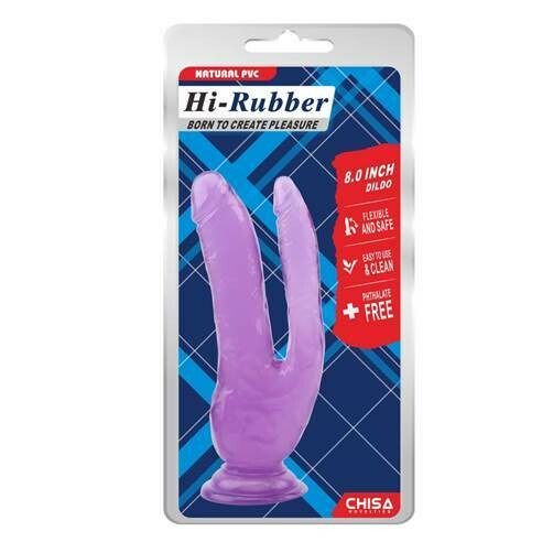 Hi-Rubber 8.0&quot; Dildo - Chisa Novelties