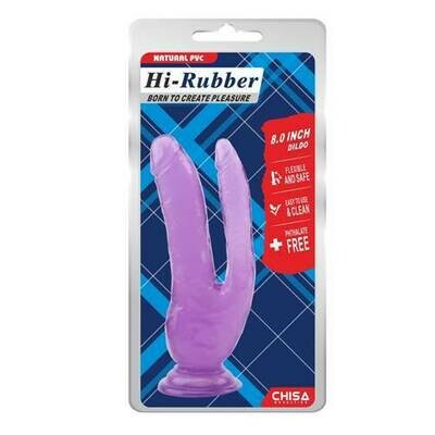 Hi-Rubber 8.0&quot; Dildo - Chisa Novelties