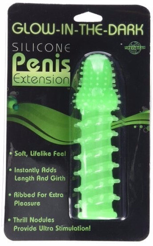 Silicone Penis Extension - Glow in the Dark