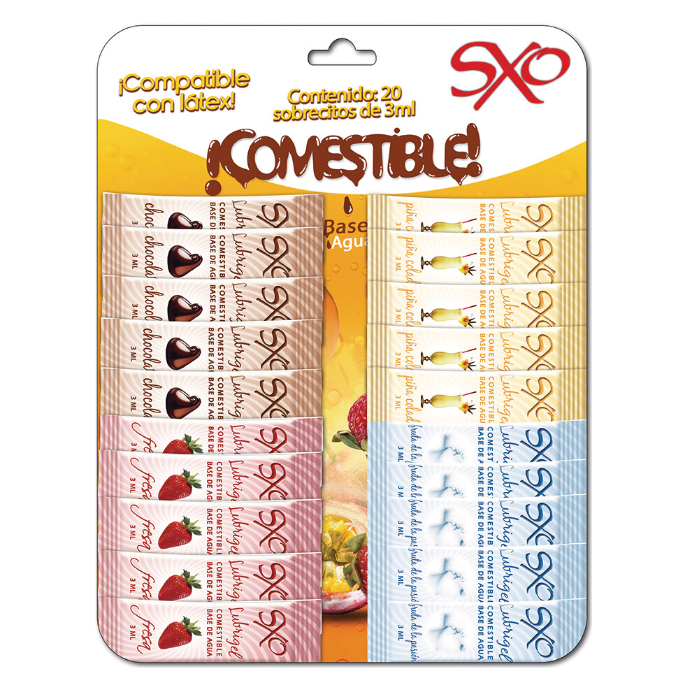 Tira de Impulso Lubrigel SXO combinado 40 sobres 3 ml