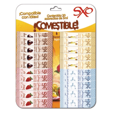 Tira de Impulso Lubrigel SXO combinado 40 sobres 3 ml