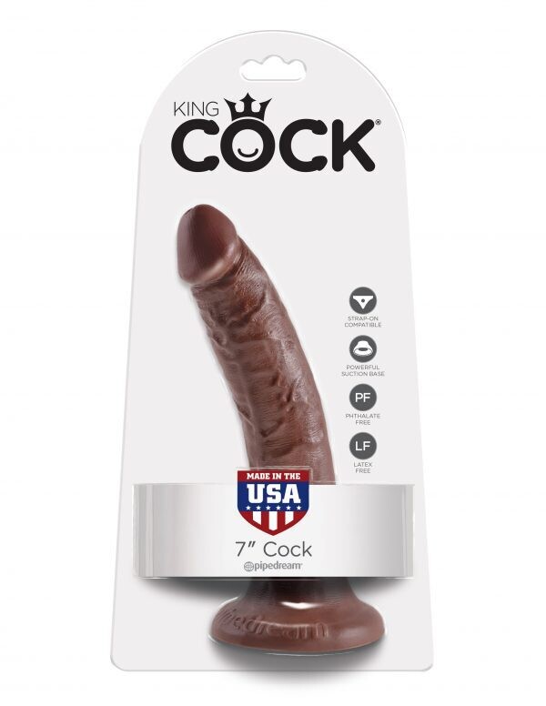 King Cock - 7&quot; Cock - Brown