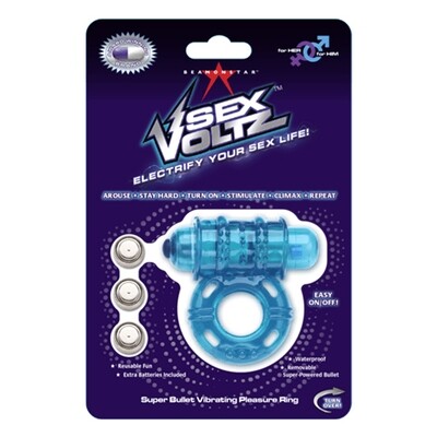 Sex Voltz - Super Bullet Vibrating Pleasure Ring