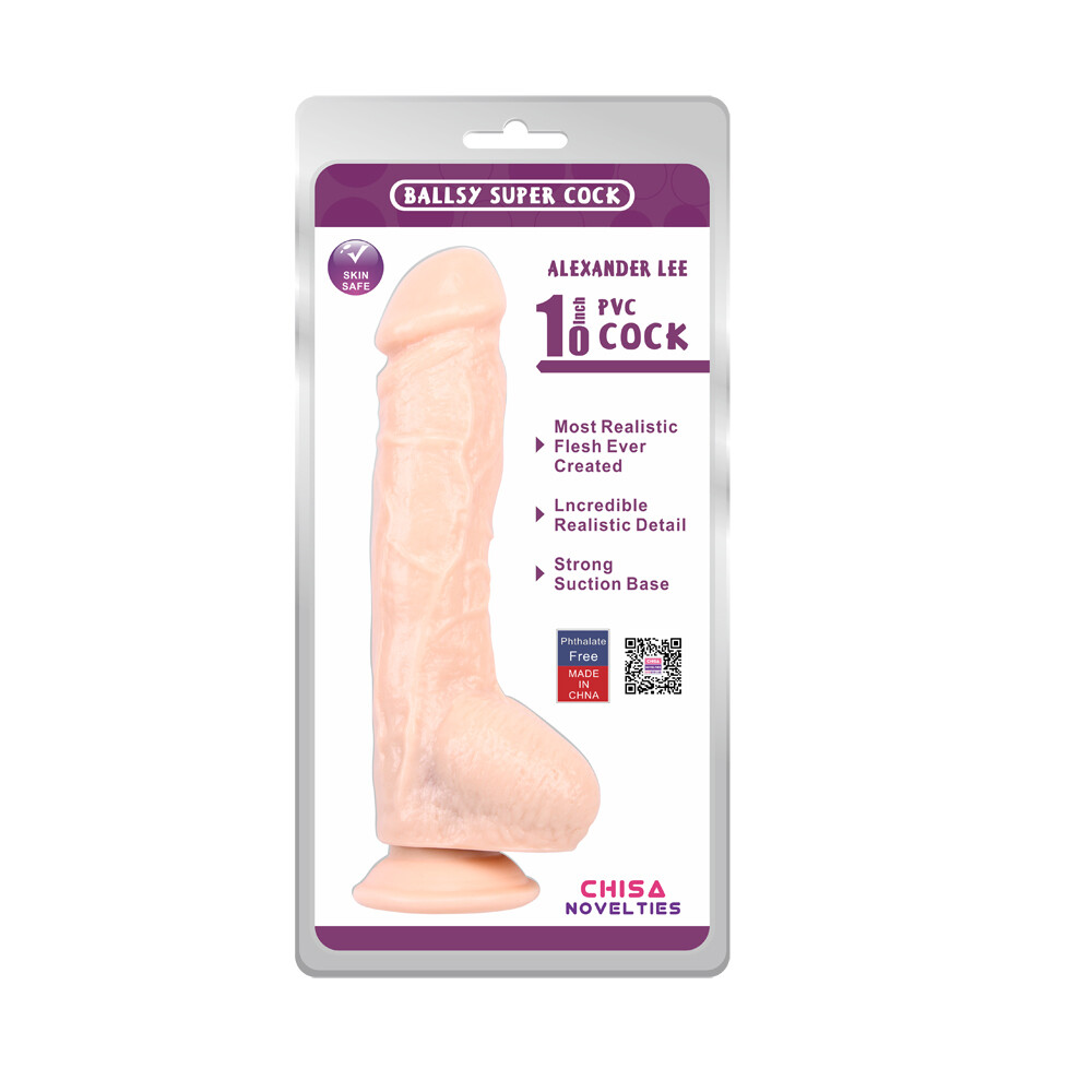 Alexander Lee 10&quot; Vibrating Dildo