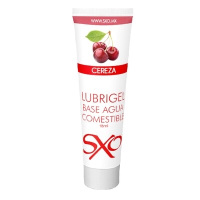 Lubrigel Base Agua Comestible 18 ml - sabor Cereza - SXO