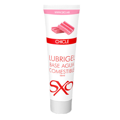 Lubrigel Base Agua Comestible 18 ml - sabor Chicle - SXO