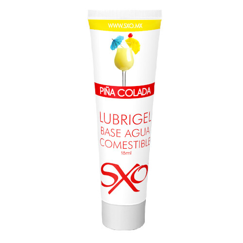Lubrigel Base Agua Comestible 18 ml - sabor Piña Colada - SXO