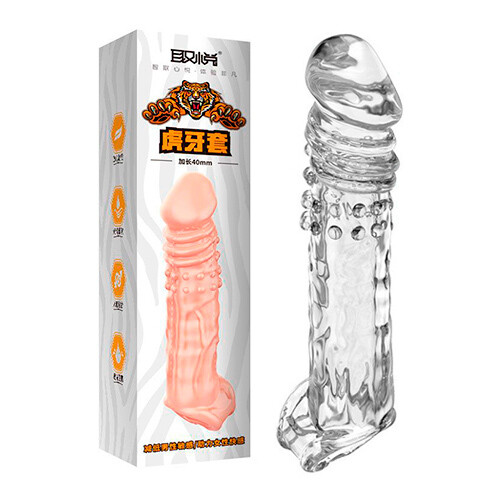 Tiger Cock Sleeve - Clear