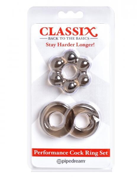 Perfomance Cock Ring Set - Classix  - Pipedream