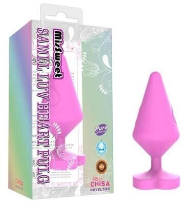 Large Luv Heart Plug- Missweet- Chisa Novelties