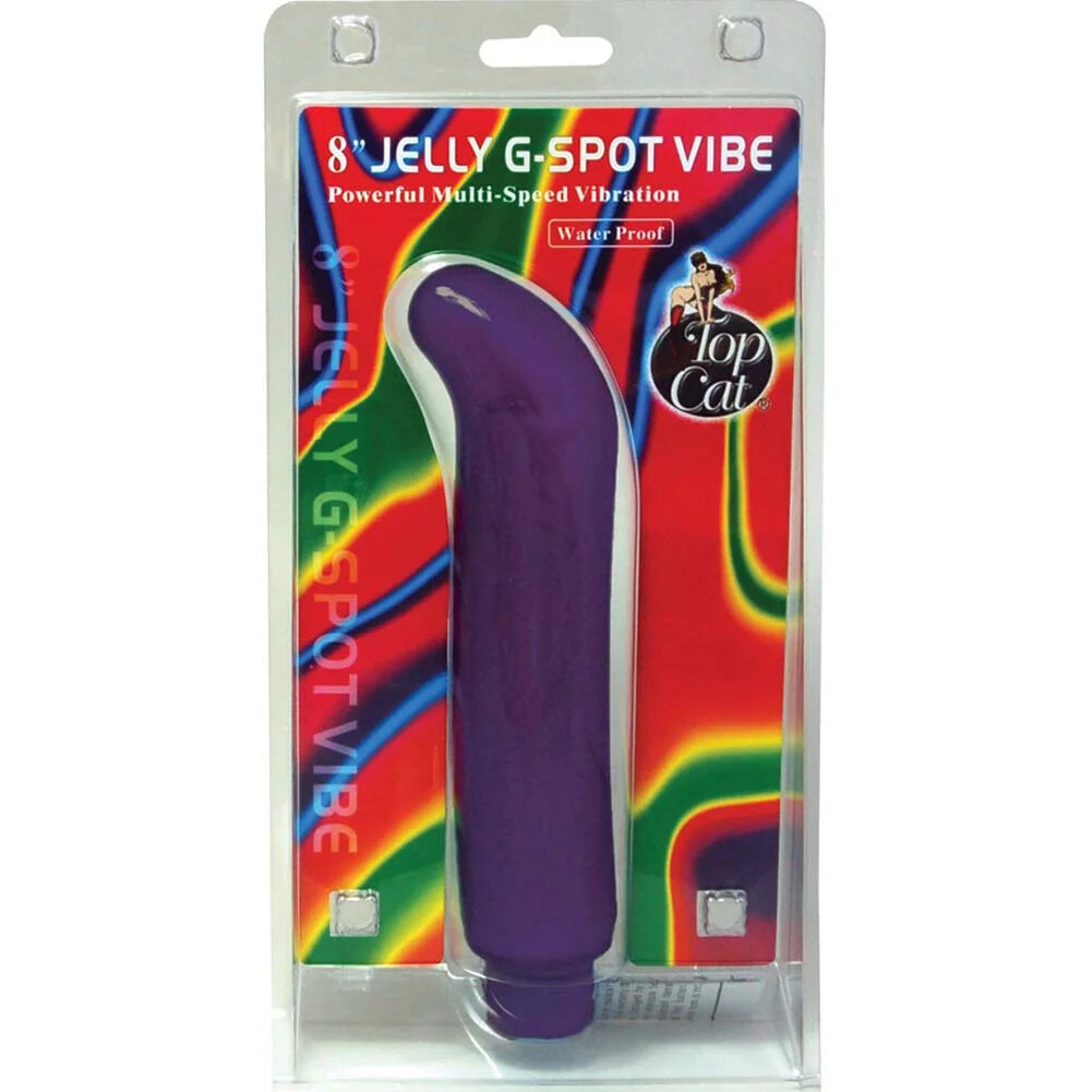 8&quot; Jelly G-Spot Vibe - Top Cat