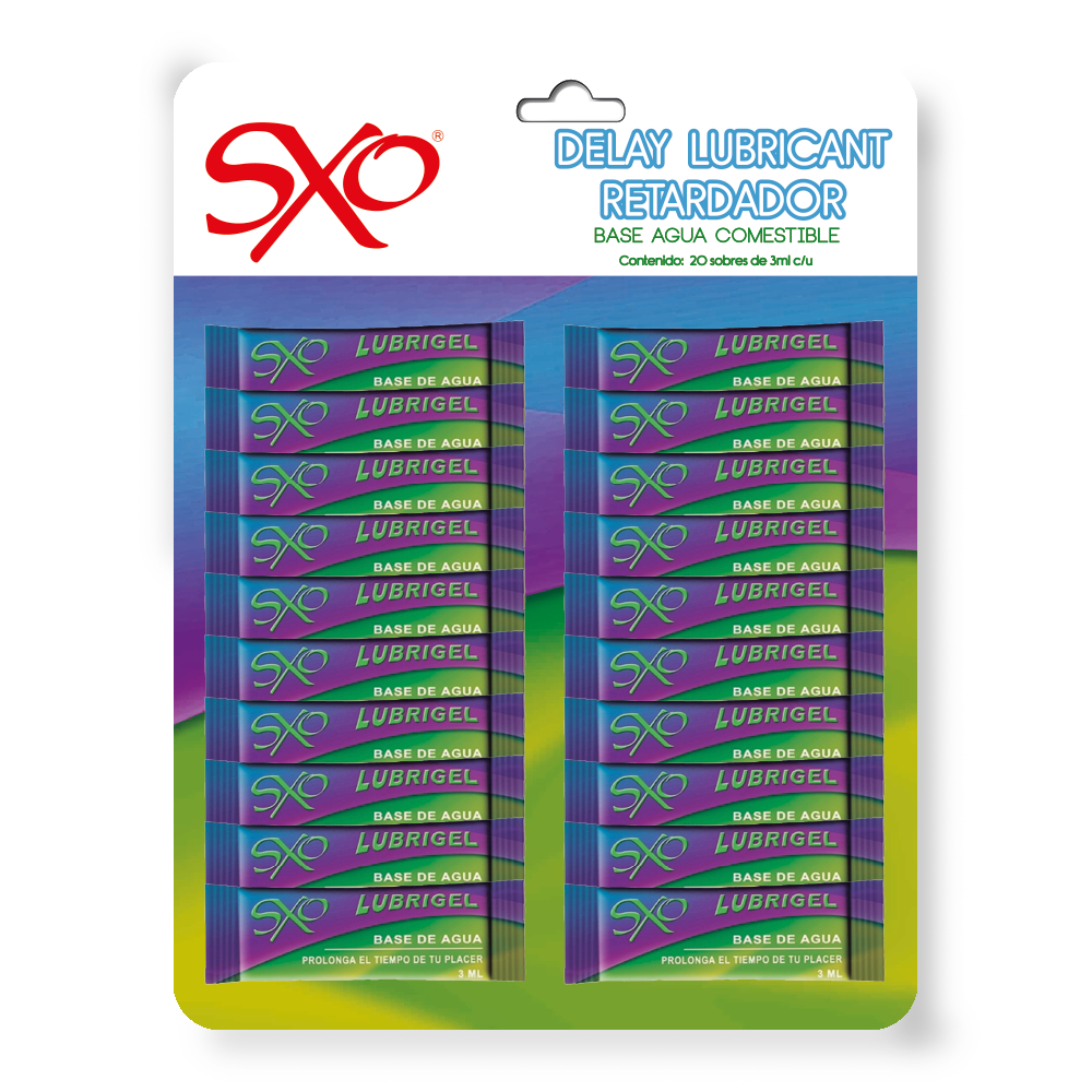 Tira de Impulso Retardador 20 sobres 3 ml - SXO
