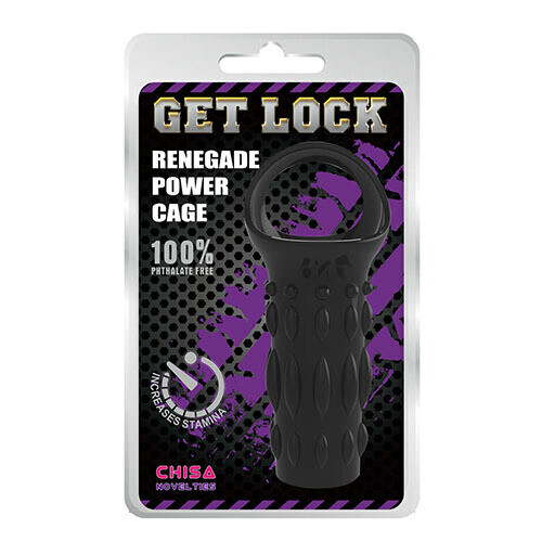 Renegade Power Cage - Get Lock - Chisa Novelties, Colores: Black