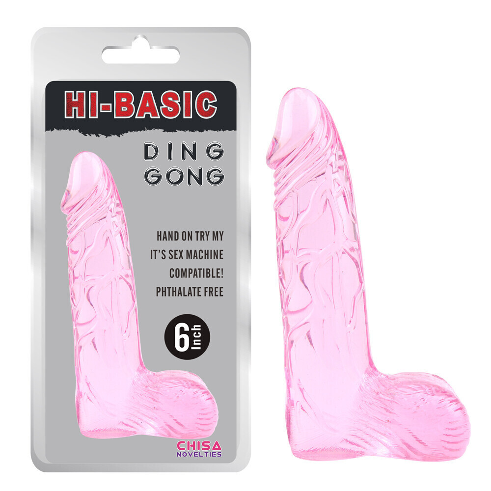 Ding Dong 6&quot; - Hi Basic - Chisa Novelties - Purple, Color: Pink