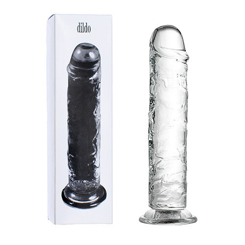 Dildo Jelly Transparente 13.5 cm - Sex Toys