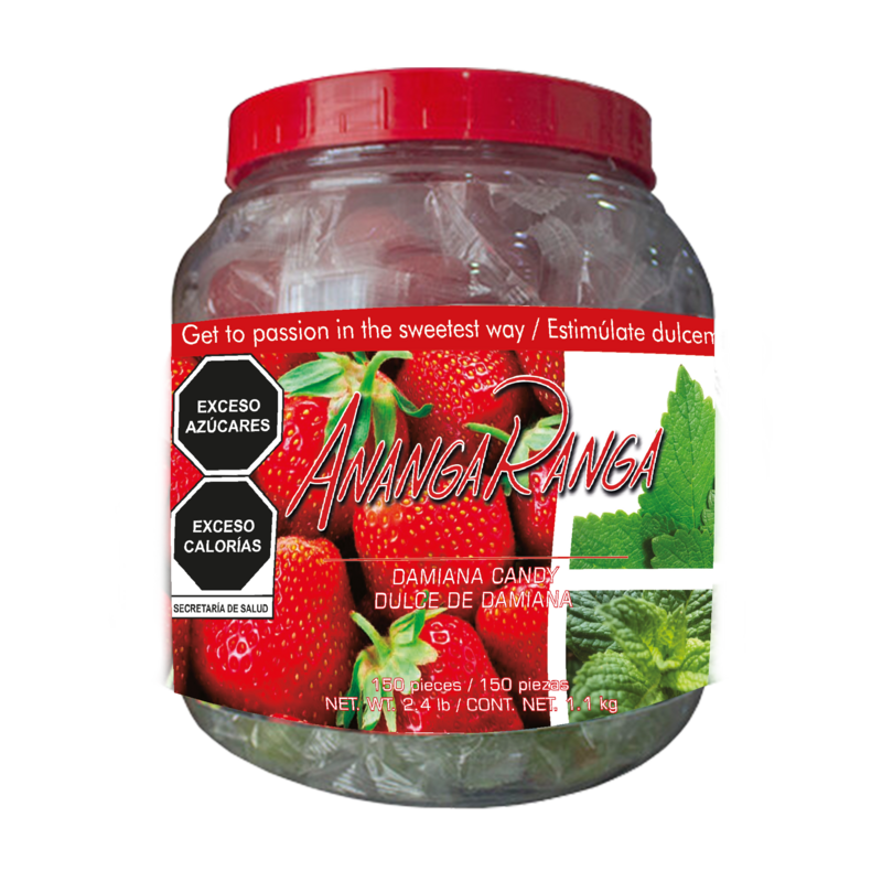 Dulce Estimulante con Damiana de California (150 piezas) Combinado - Ananga Ranga
