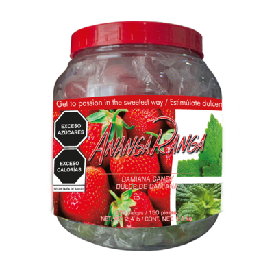 Dulce Estimulante con Damiana de California (150 piezas) Combinado - Ananga Ranga