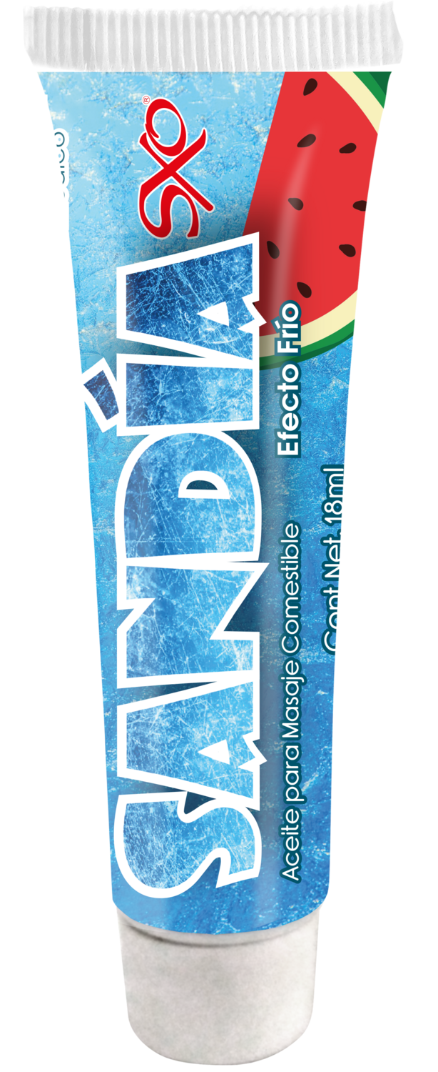 Aceite Frío para Masaje 18 ml Sabor Sandia - SXO