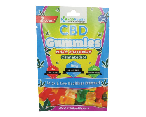Gummies High Potency CBD - 420 Health - 2 piezas