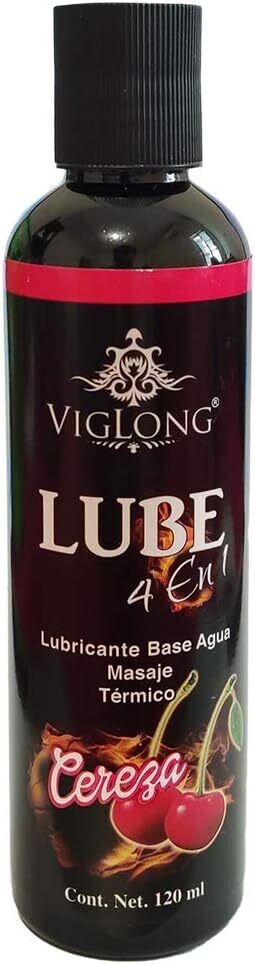 Lube 4 en 1 sabor Cereza 120 ml - Viglong