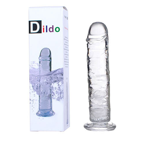 Dildo Jelly Transparente 19 cm - Sexy Toys