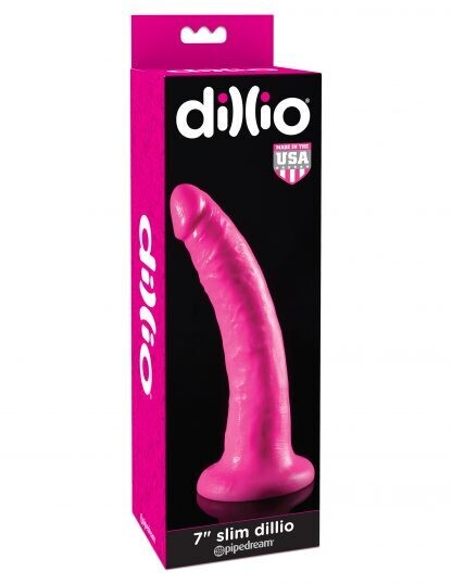 7&quot; SLIM DILLIO - PIPEDREAM, COLOR: ROSA