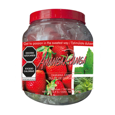 Dulce Estimulante con Damiana de California (150 piezas) Combinado - Ananga Ranga