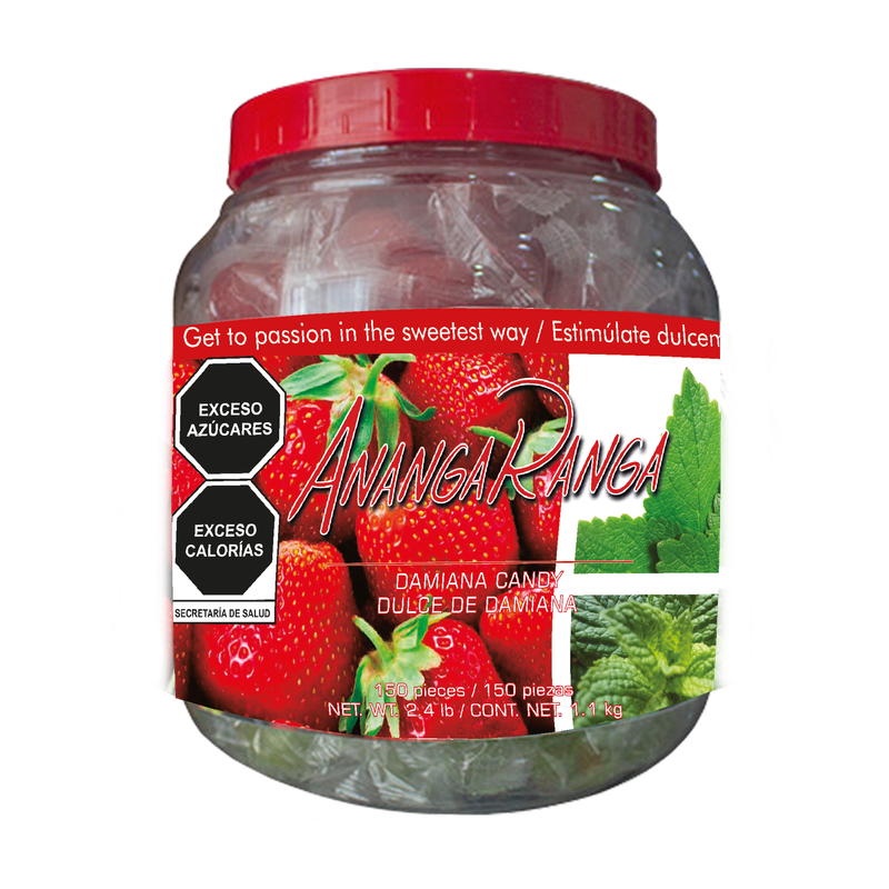 Dulce Estimulante con Damiana de California (150 piezas) Combinado - Ananga Ranga