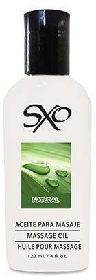 Aceite para Masaje 120 ml Sabor Natural - SXO