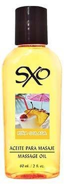 Aceite para Masaje 60 ml Sabor Piña Colada - SXO