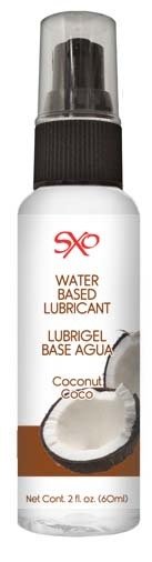Lubrigel Base Agua Comestible 60 ml - Sabor Coco - SXO