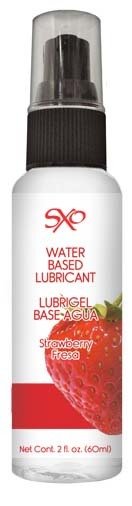 Lubrigel Base Agua Comestible 60 ml - Sabor Fresa - SXO
