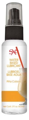 Lubrigel Base Agua Comestible 60 ml - Sabor Piña Colada - SXO