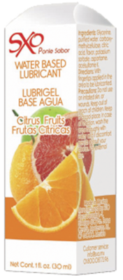 Lubrigel Base Agua Comestible 30 ml - sabor Frutas Cítricas - SXO